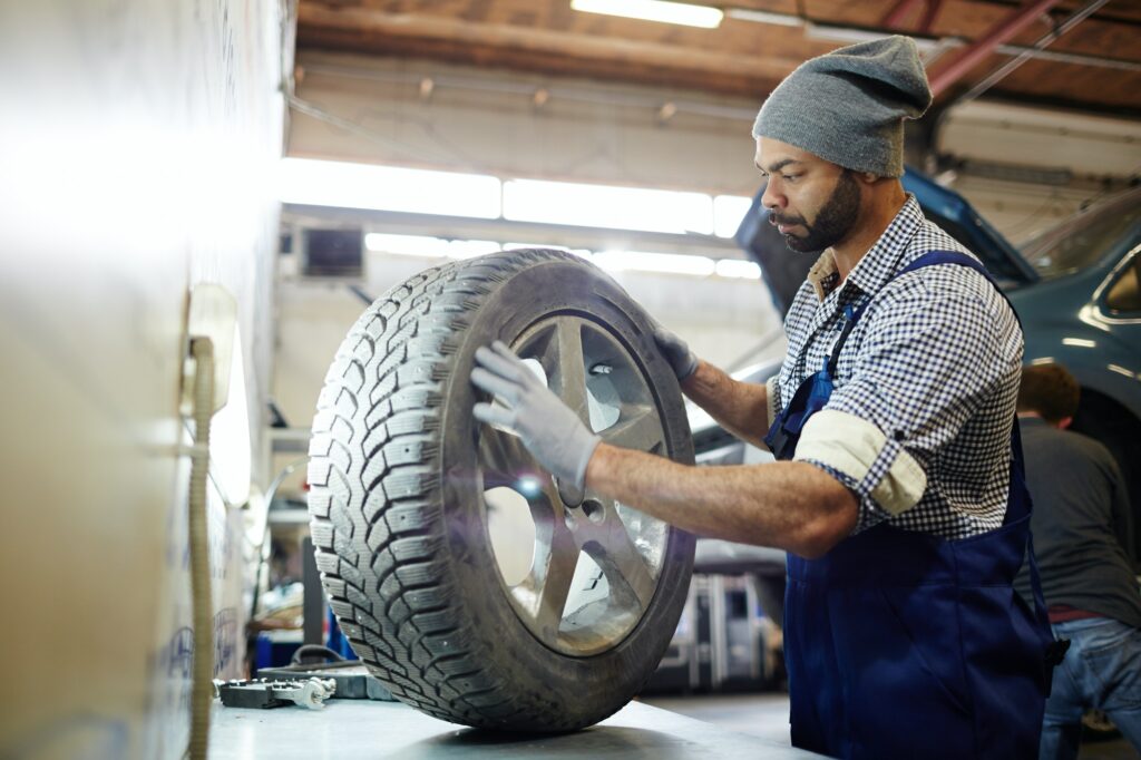 Tire change service